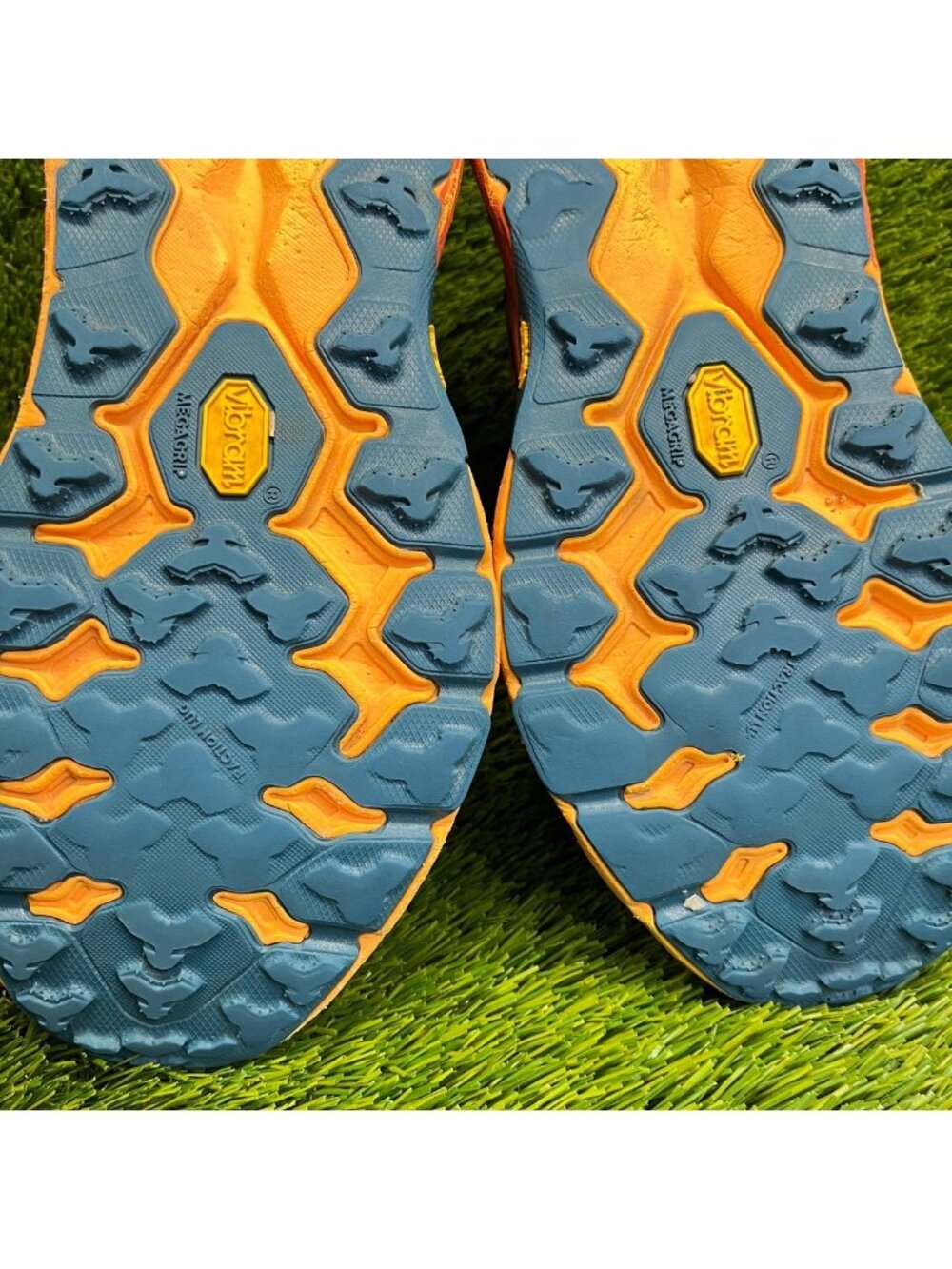 Hoka One One Speedgoat 5 Womens Size 8 Blue Orange Running Walking Shoes Sneaker - Picture 12 of 14